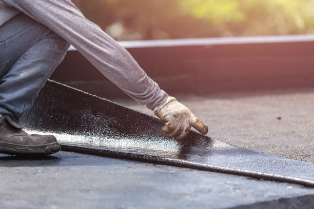 Professional Crawl Space Encapsulation technician working in Montezuma, NY